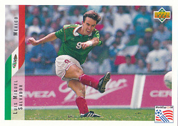Luis Miguel Salvador Mexico Upper Deck World Cup 1994 Eng/Ita #30